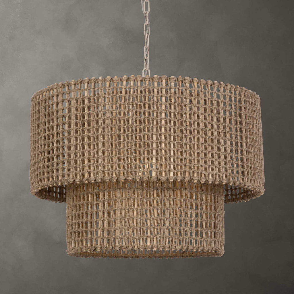 Biswas Woven Jute 1 Light Pendant