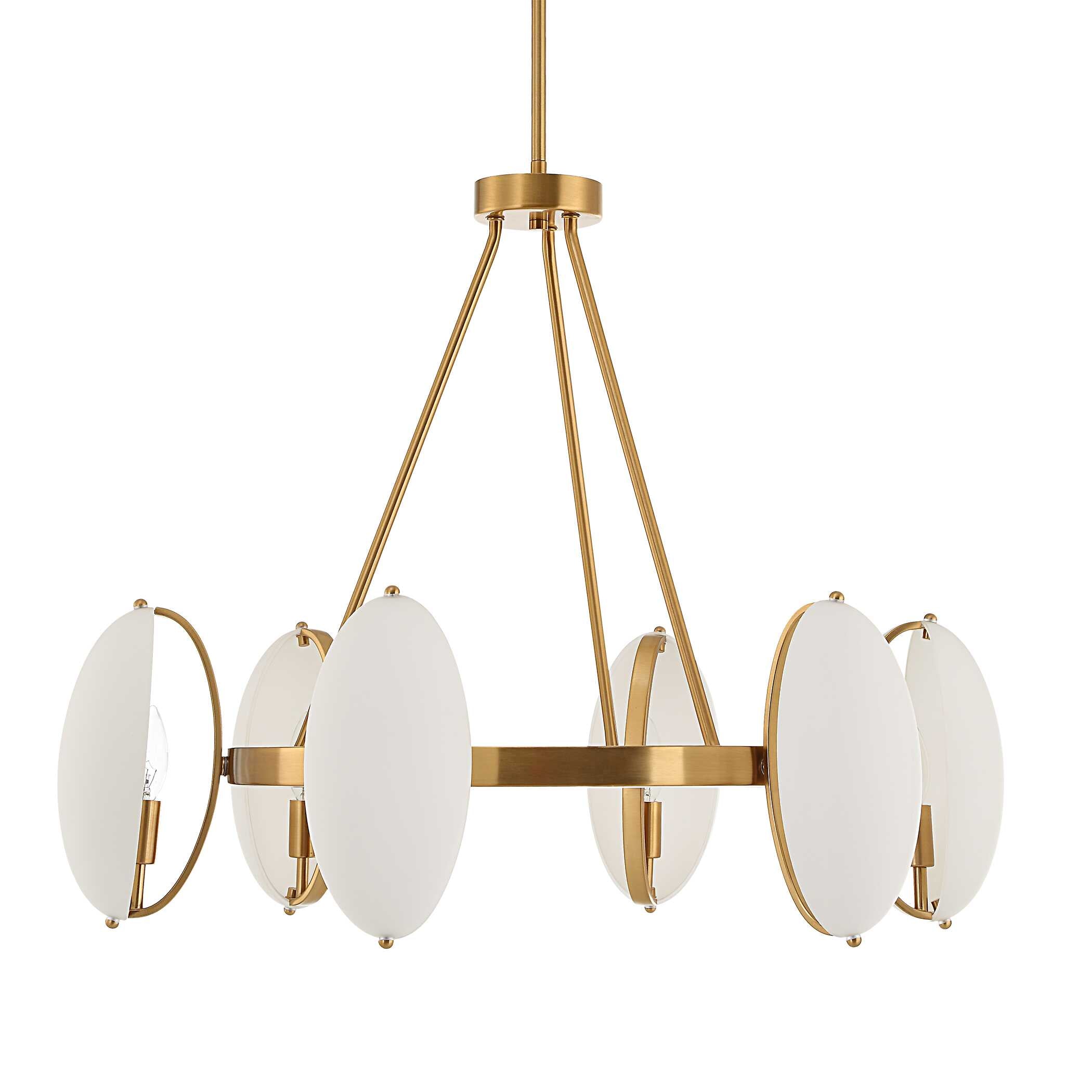Oviform 6 Light Round Chandelier