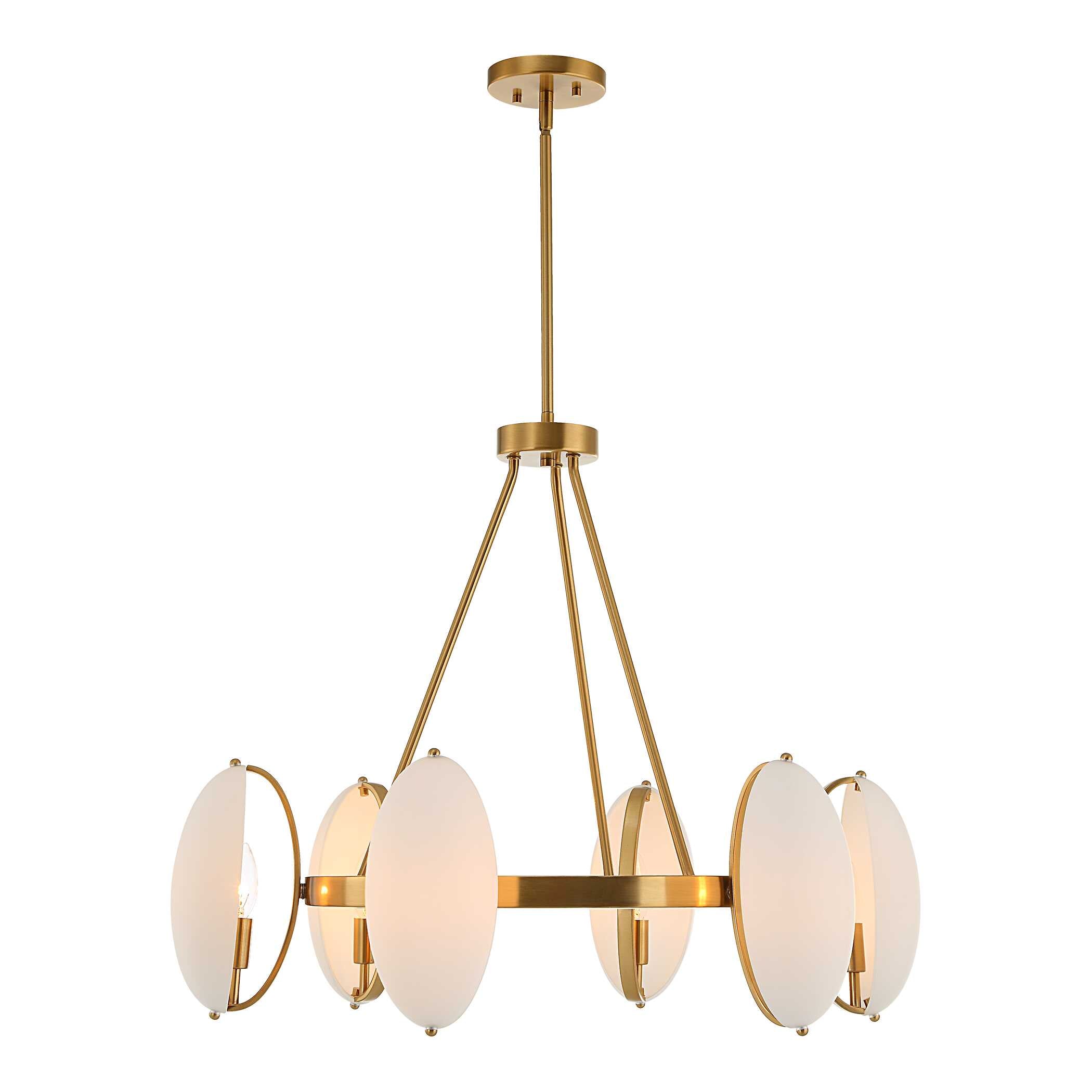 Oviform 6 Light Round Chandelier