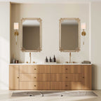 Awyr 1 Light Brass Sconce