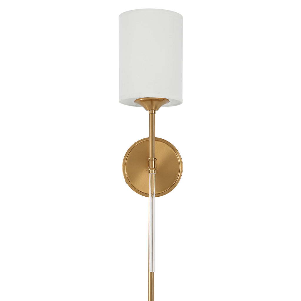 Awyr 1 Light Brass Sconce