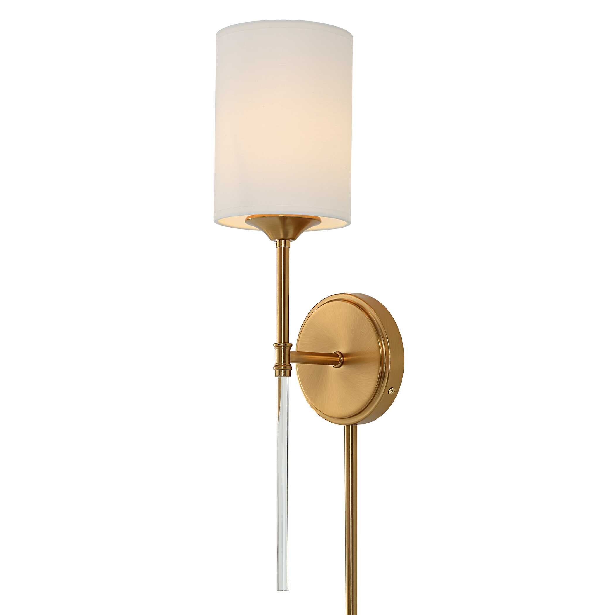 Awyr 1 Light Brass Sconce
