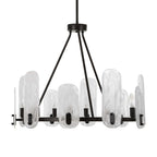 Ellipse 10 Light Dark Bronze Chandelier