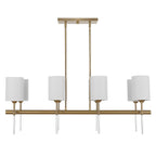 Awyr 8 Light Linear Chandelier