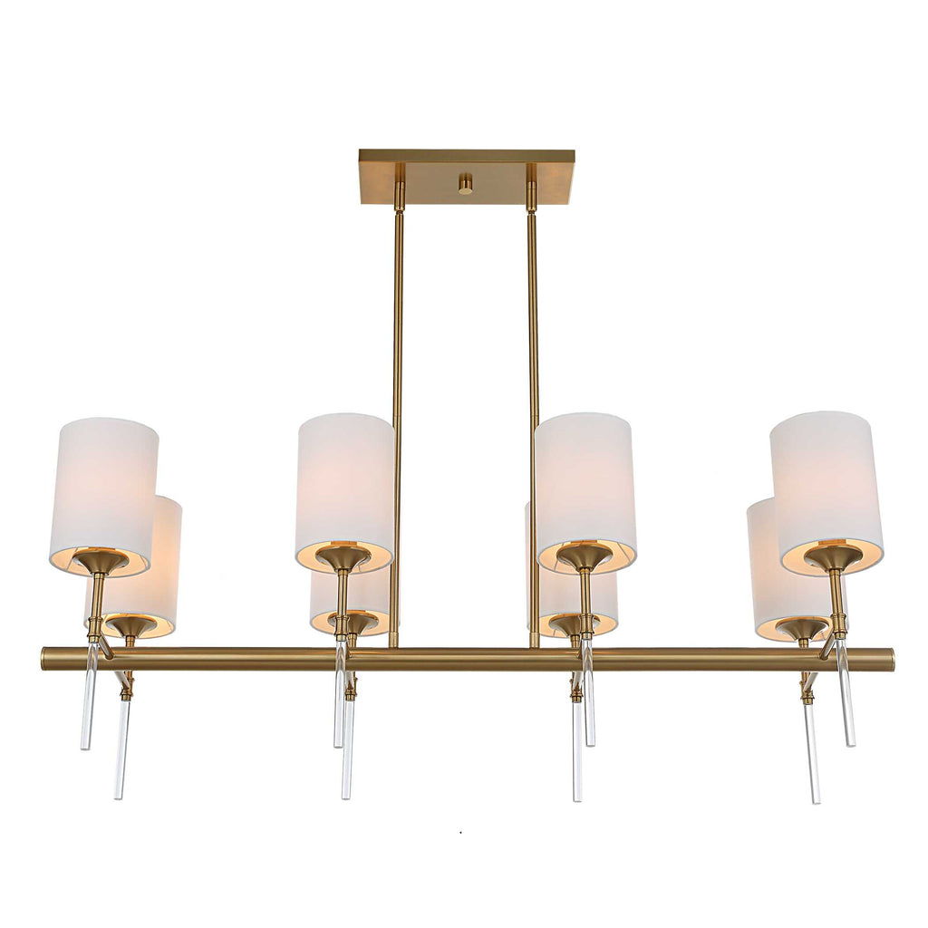 Awyr 8 Light Linear Chandelier