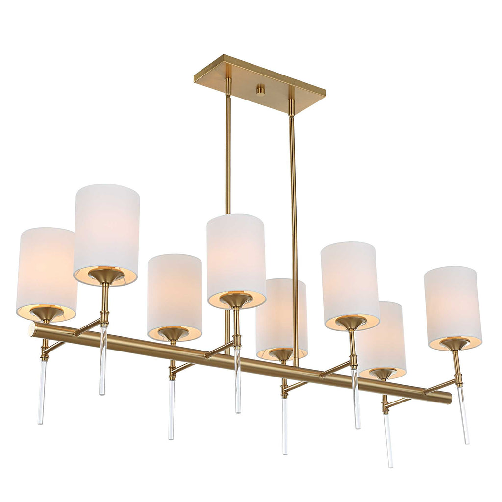 Awyr 8 Light Linear Chandelier