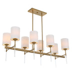 Awyr 8 Light Linear Chandelier