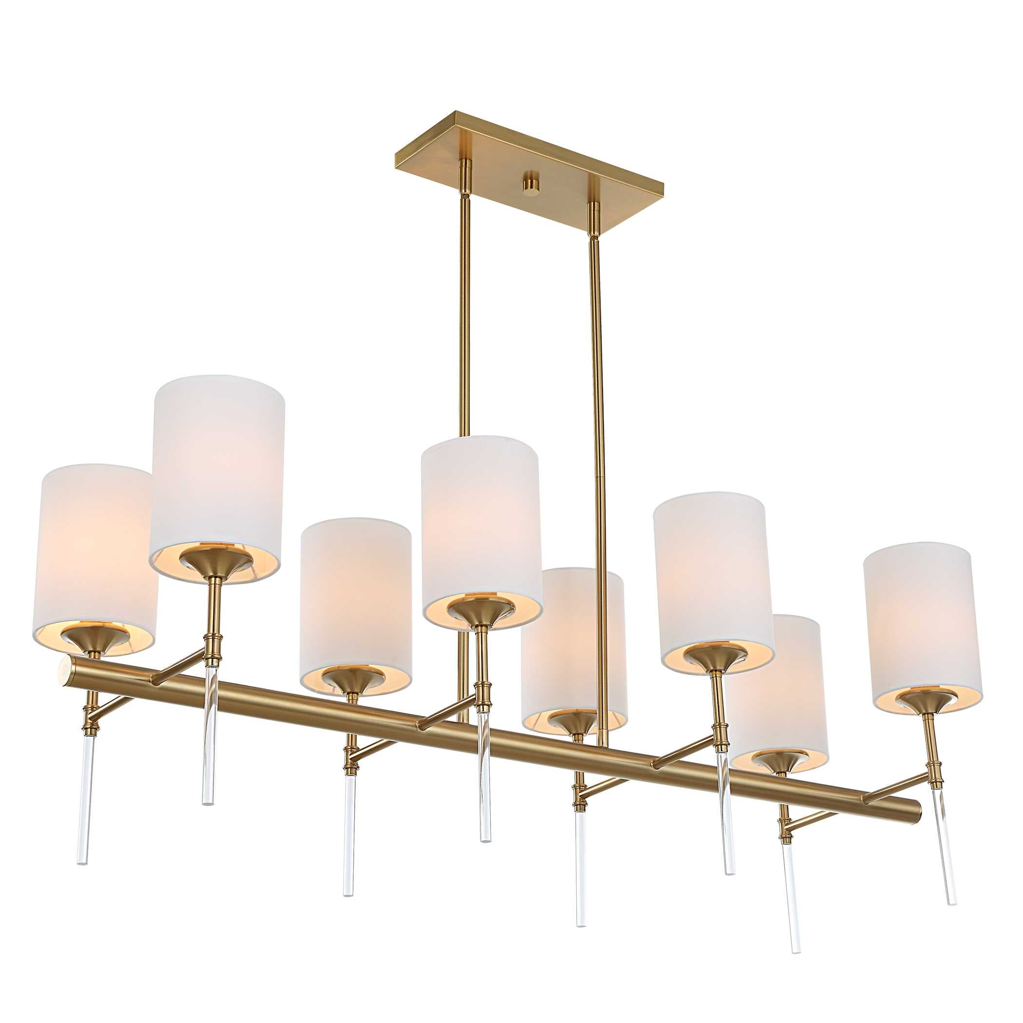 Awyr 8 Light Linear Chandelier