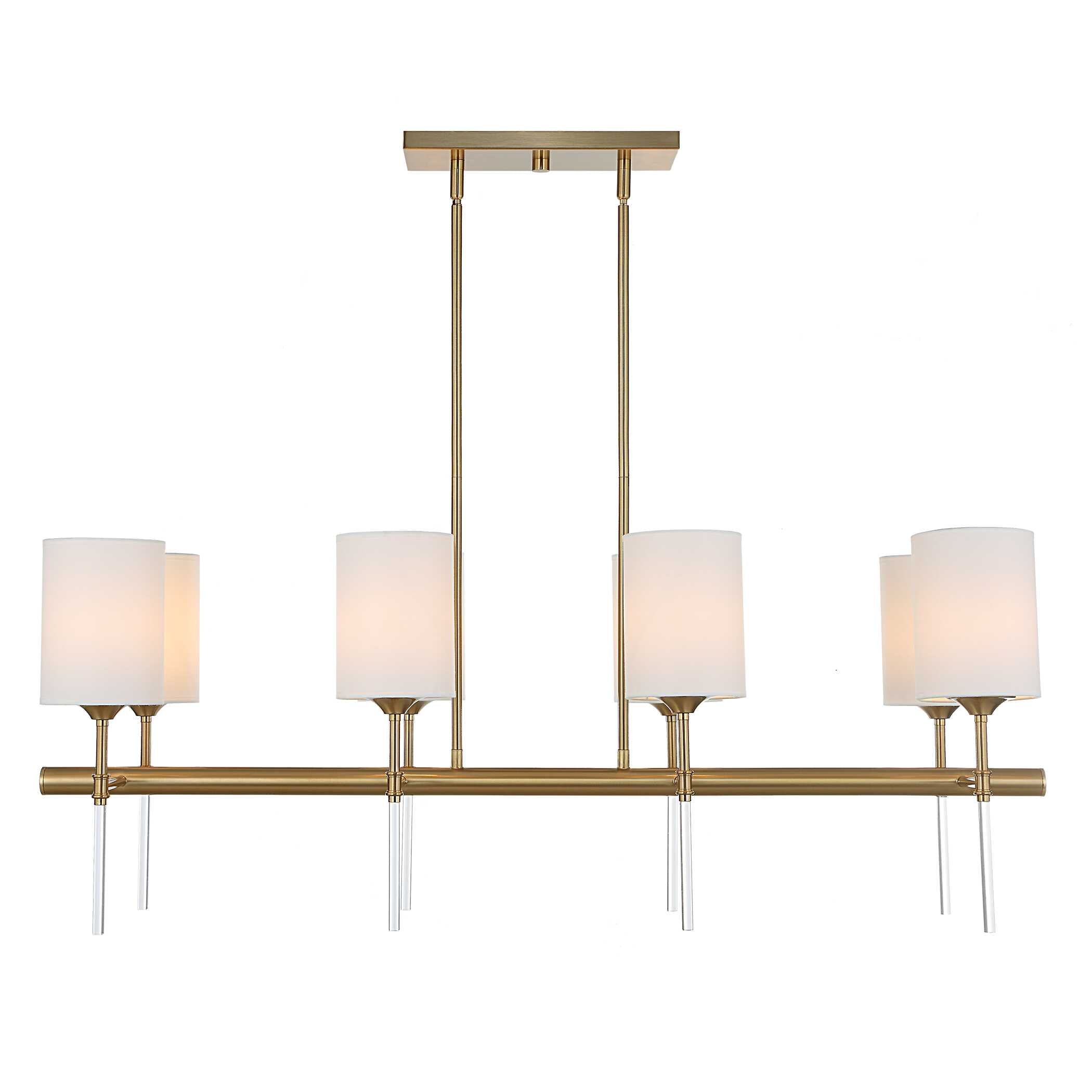 Awyr 8 Light Linear Chandelier