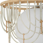 Arches 1 Light Rattan Pendant