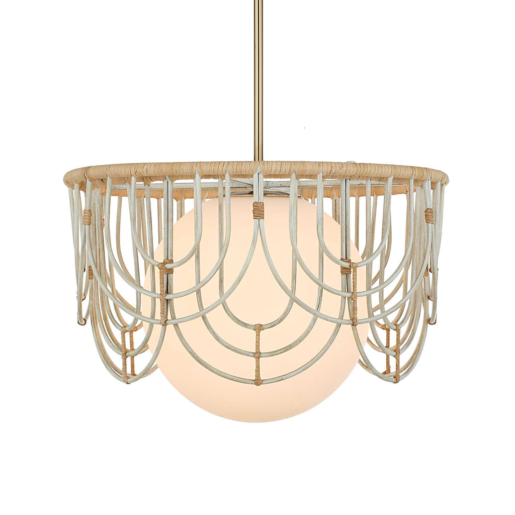 Arches 1 Light Rattan Pendant