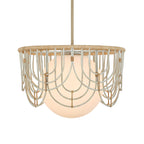 Arches 1 Light Rattan Pendant