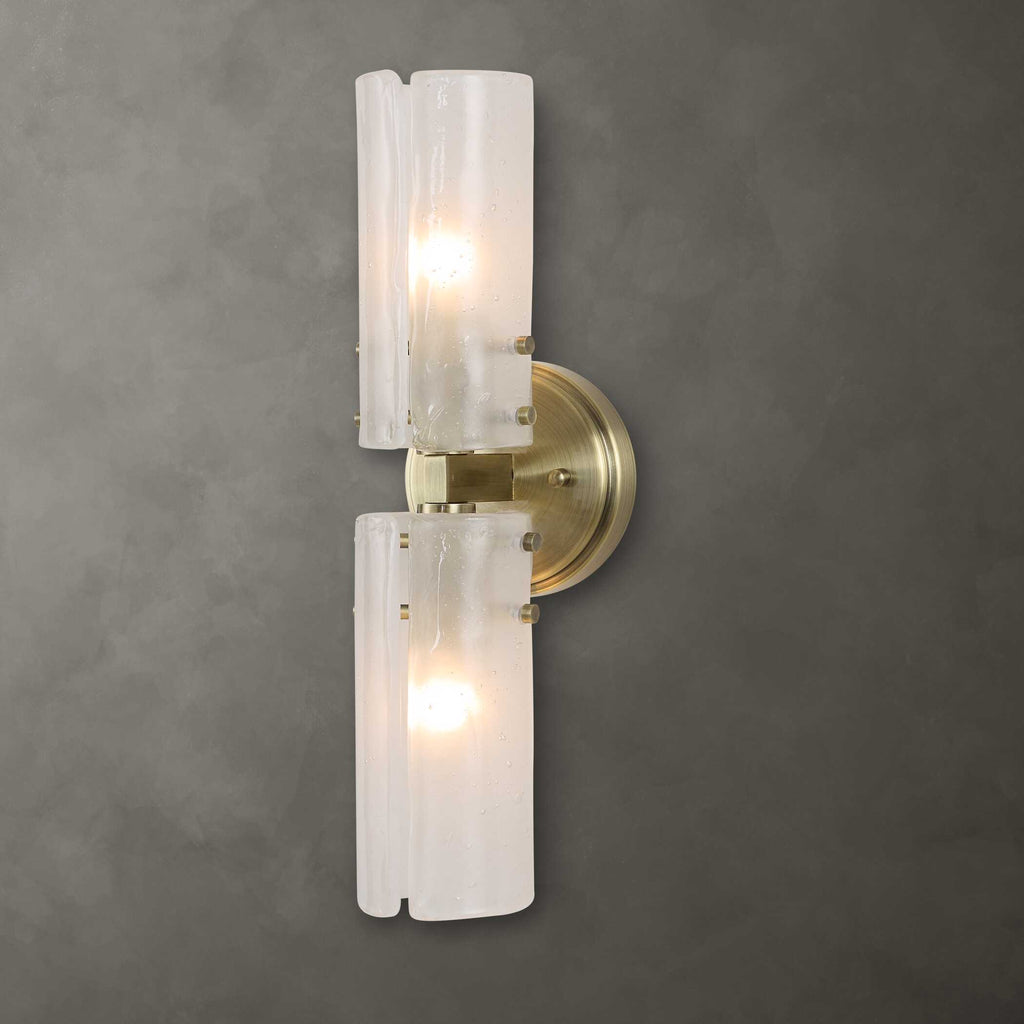 Mistie 2 Light Glass Sconce