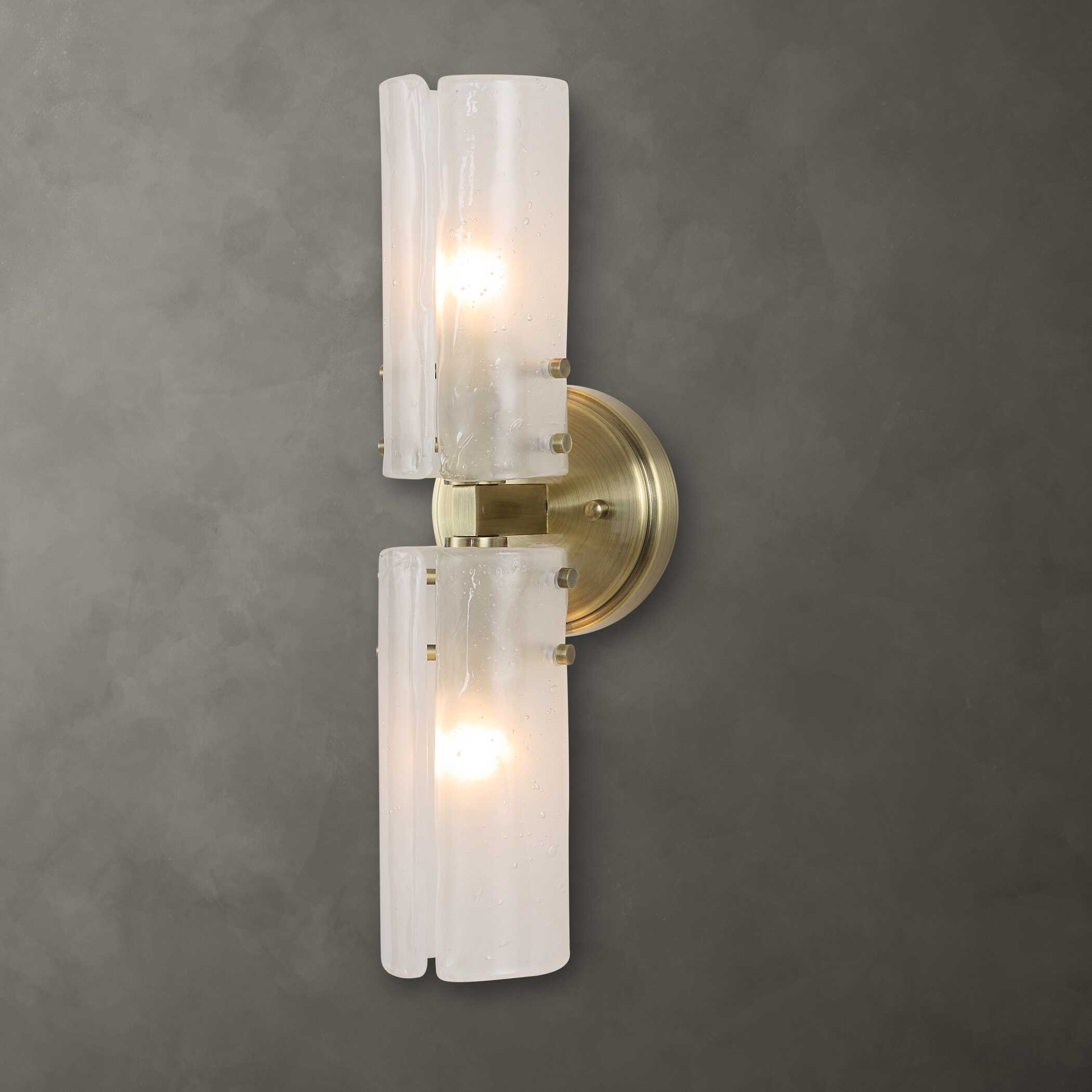 Mistie 2 Light Glass Sconce