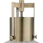 Huch 1 Light White Glass Pendant