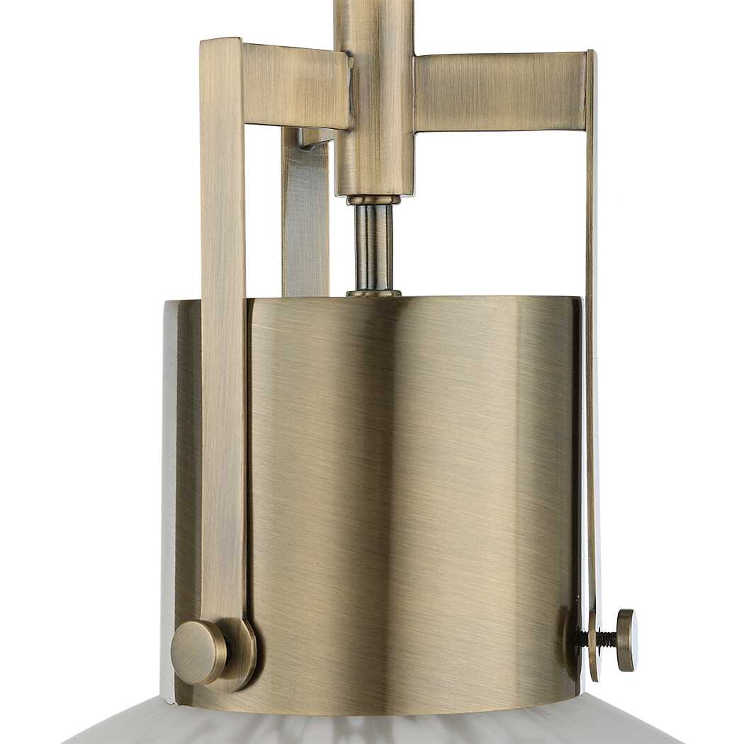 Huch 1 Light White Glass Pendant