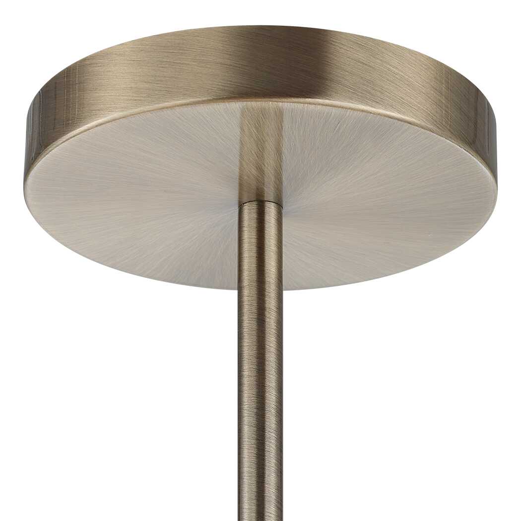 Huch 1 Light White Glass Pendant