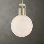 Huch 1 Light White Glass Pendant