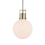 Huch 1 Light White Glass Pendant