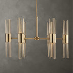Cret 12 Light Brass Chandelier