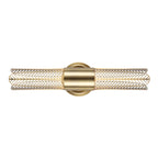 Cret 2 Light LED Brass Sconce