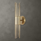 Cret 2 Light LED Brass Sconce