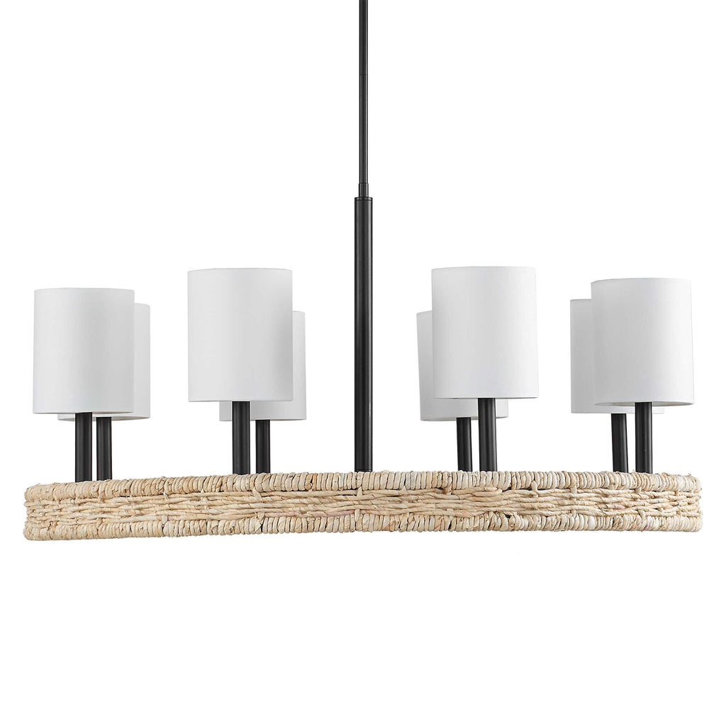 Faiyam 8 Light Rattan Chandelier