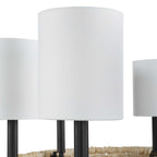 Faiyam 8 Light Rattan Chandelier