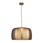Lemont Hammered Brass 1 Light Pendant