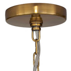 Lemont Hammered Brass 1 Light Pendant