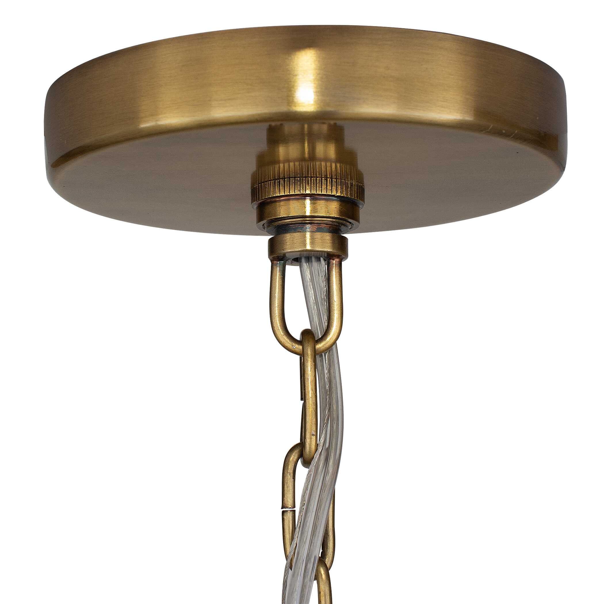 Lemont Hammered Brass 1 Light Pendant