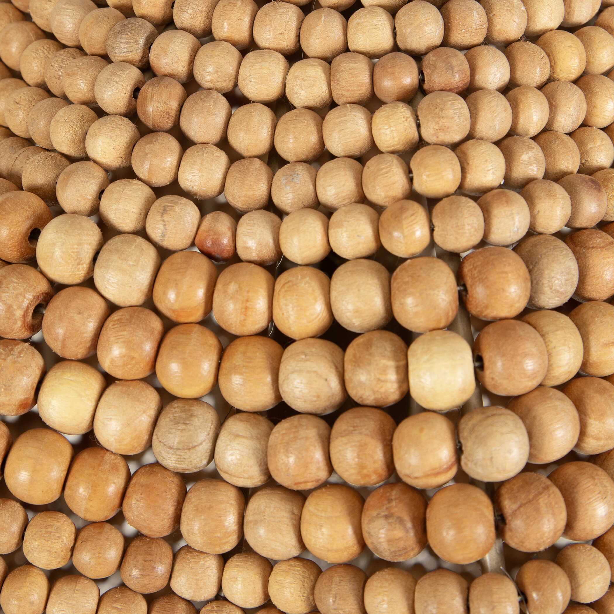 Kauri 1 Light Wooden Bead Pendant