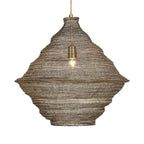 Sigh Woven Brass 1 Light Pendant