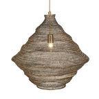 Sigh Woven Brass 1 Light Pendant