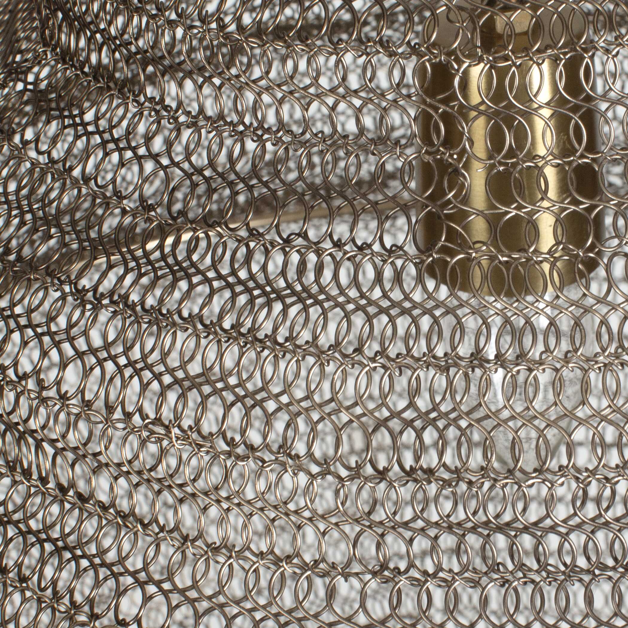 Sigh Woven Brass 1 Light Pendant