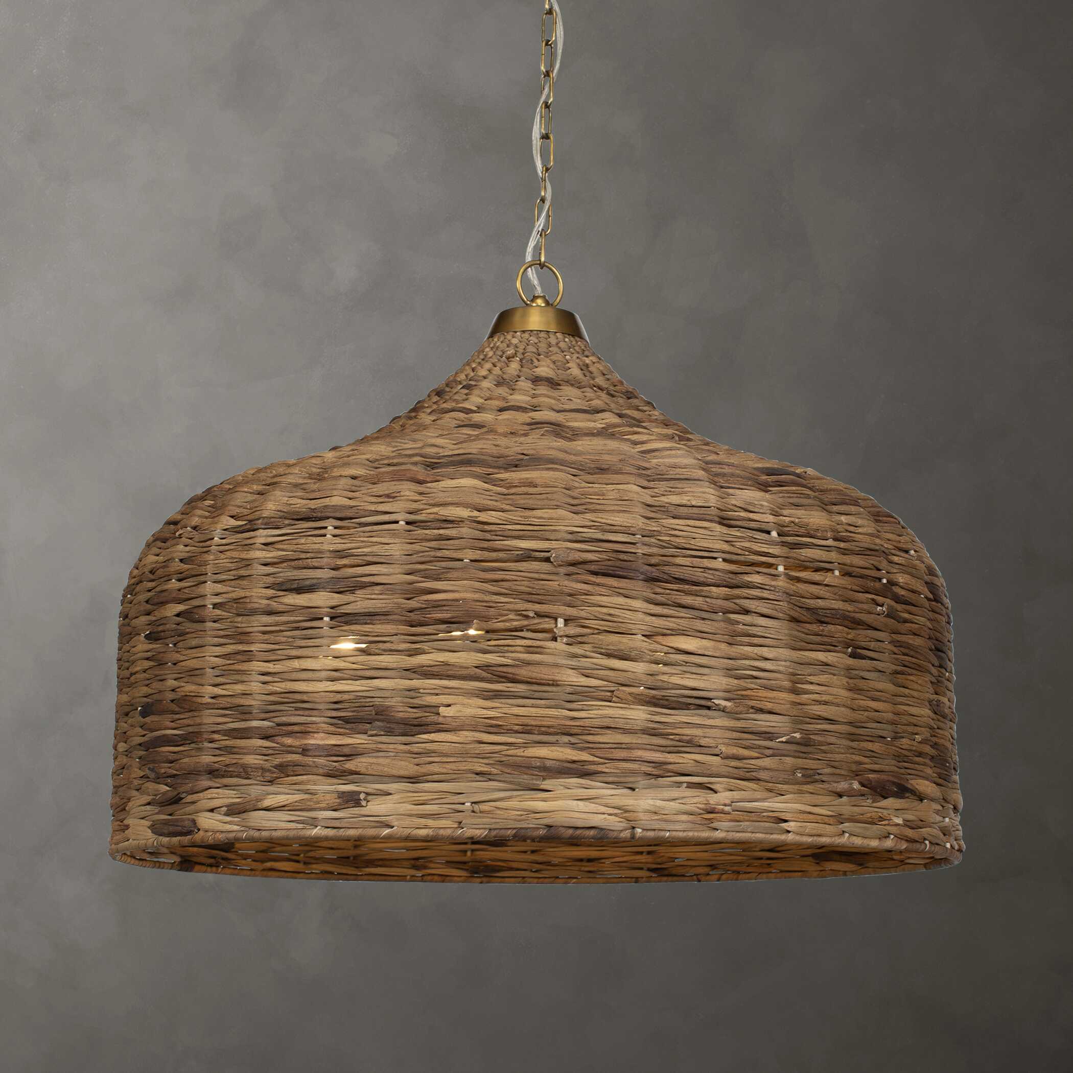 Tauranga Seagrass 5 Light Pendant