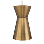 Crocker Brass 1 Light Mini Pendant