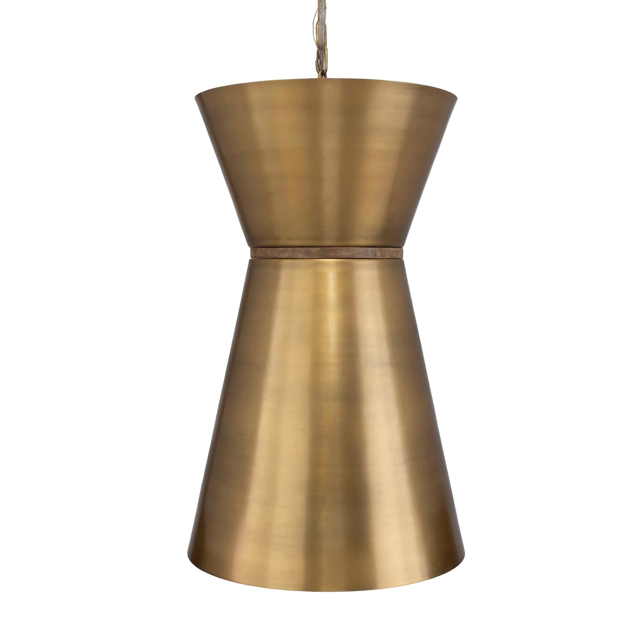 Crocker Brass 1 Light Mini Pendant