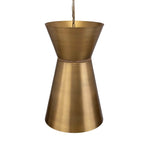 Crocker Brass 1 Light Mini Pendant