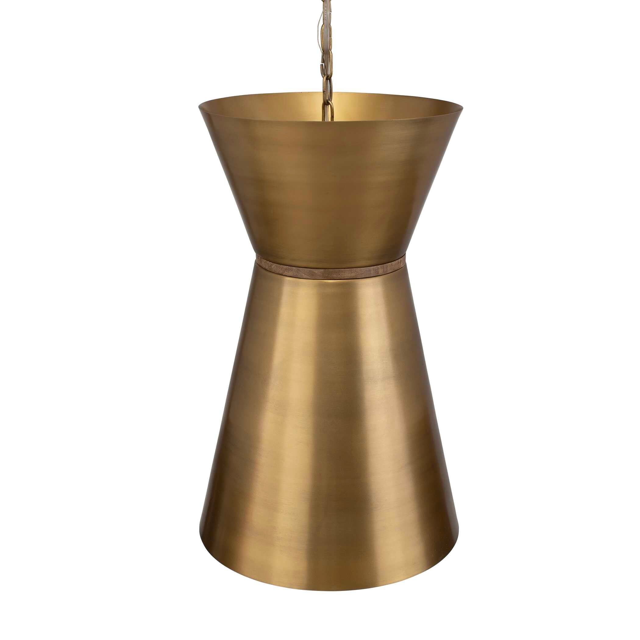 Crocker Brass 1 Light Mini Pendant