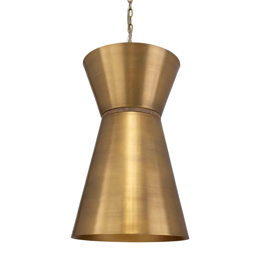 Crocker Brass 1 Light Mini Pendant
