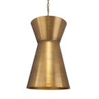 Crocker Brass 1 Light Mini Pendant