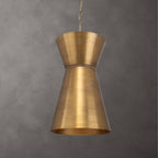 Crocker Brass 1 Light Mini Pendant