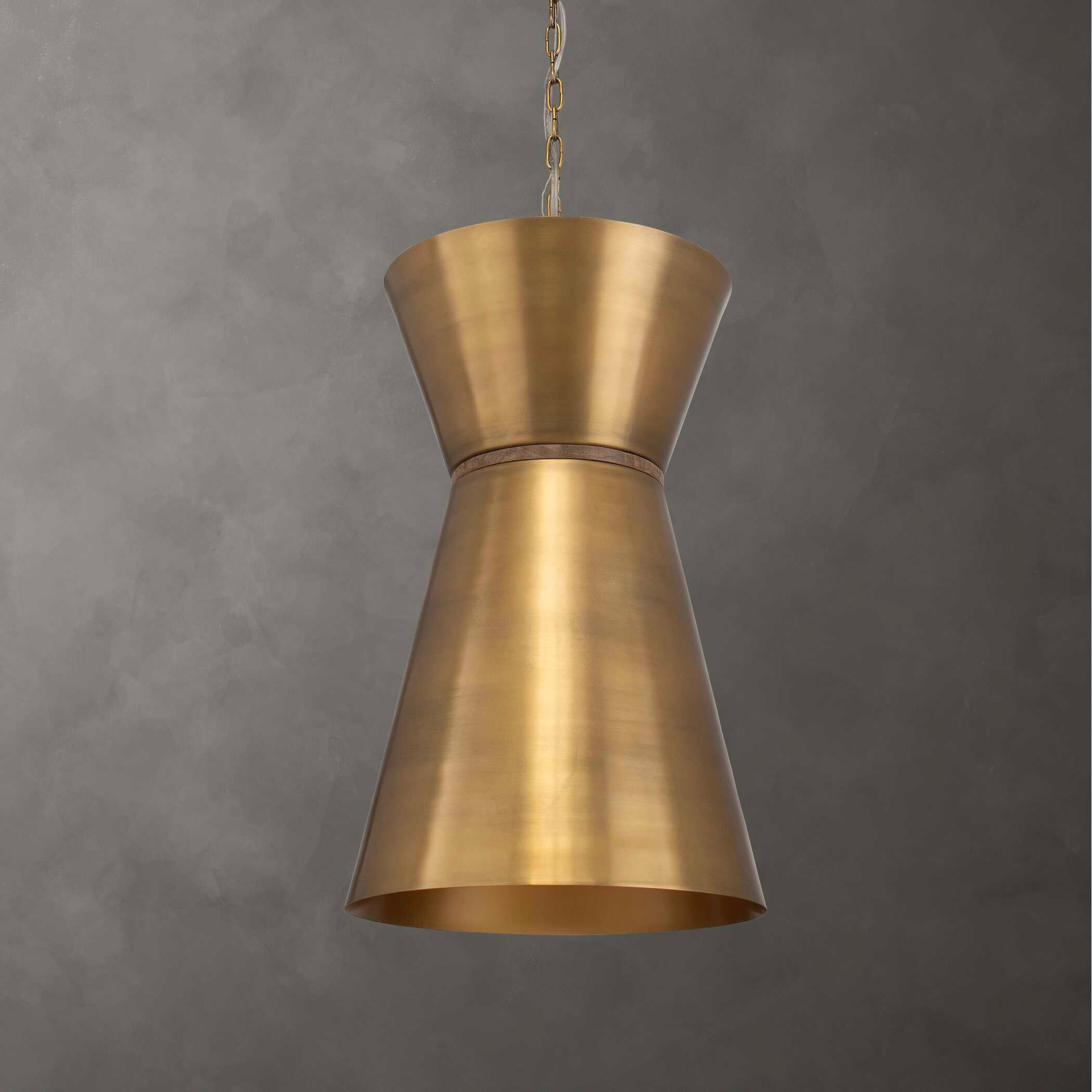 Crocker Brass 1 Light Mini Pendant