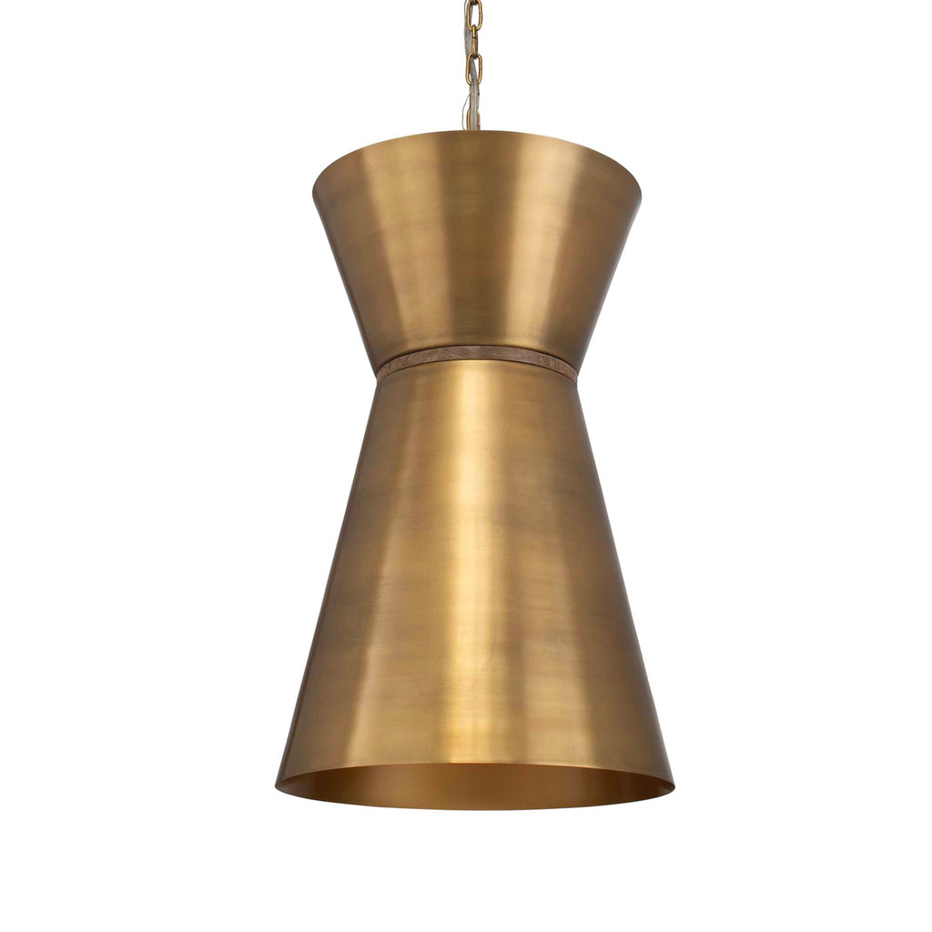 Crocker Brass 1 Light Mini Pendant