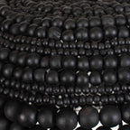 Persephone Black Bead 1 Light Pendant