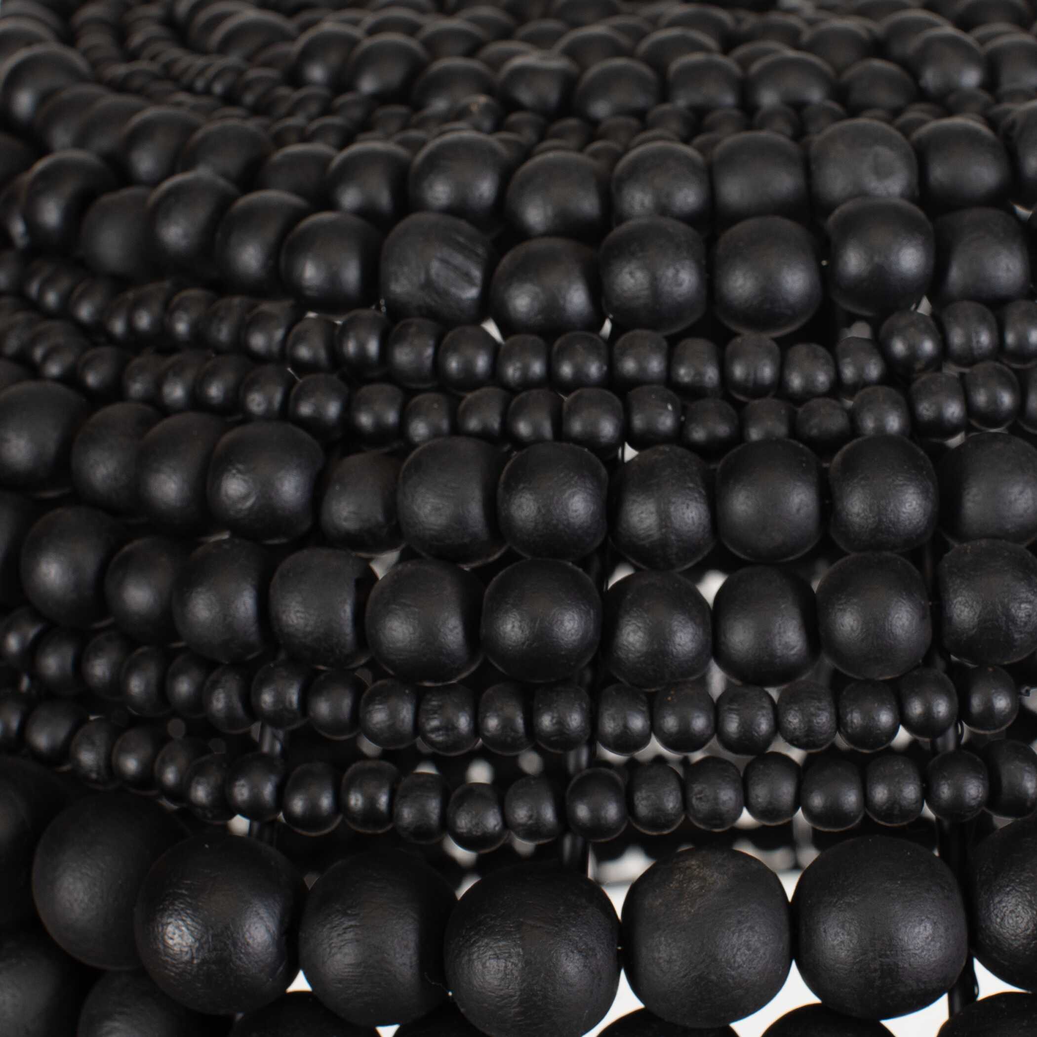 Persephone Black Bead 1 Light Pendant