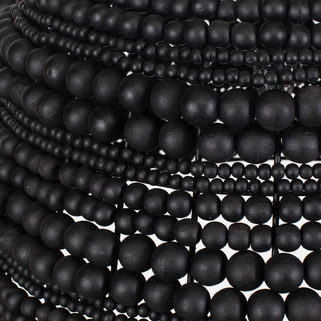 Persephone Black Bead 1 Light Pendant