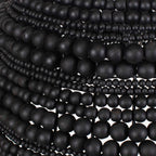 Persephone Black Bead 1 Light Pendant