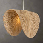 Bend 1 Light Raffia Pendant